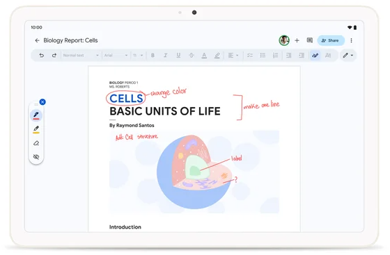 Google Pixel Feature Drop Google Docs Markups