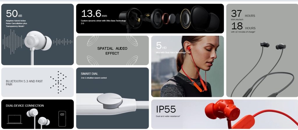 CMF Neckband Pro Specs