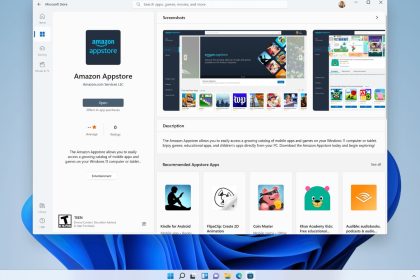 windows Subsystem for Android (WSA)
