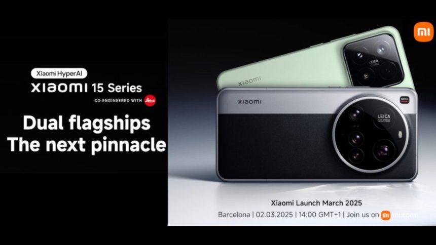 Xiaomi 15 Series Set for Global Launch on March 2nd at MWC 2025