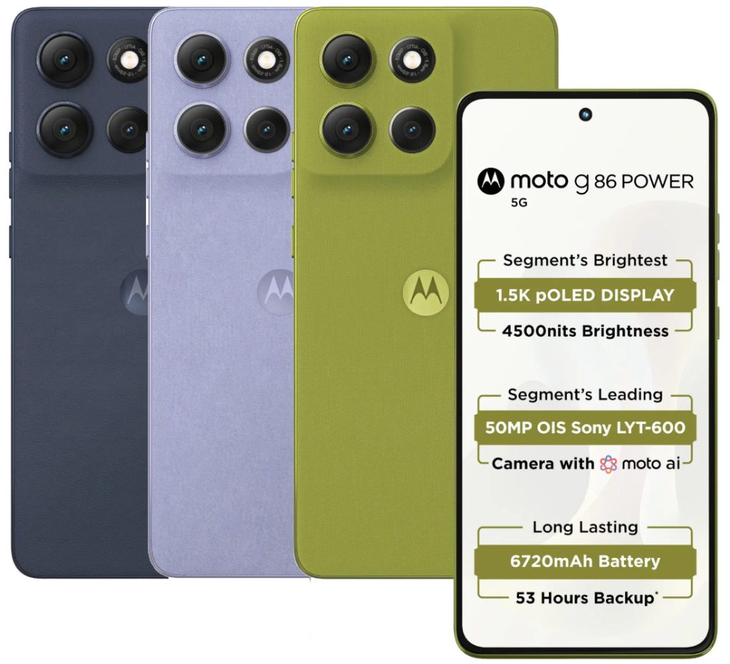 moto g86 Power 5G Colors