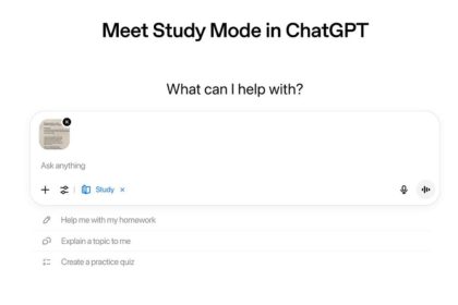 OpenAI Introduces ‘Study Mode’