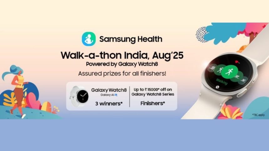 Samsung Invites Users to Walk-a-thon India 2025 Fitness Step Challenge