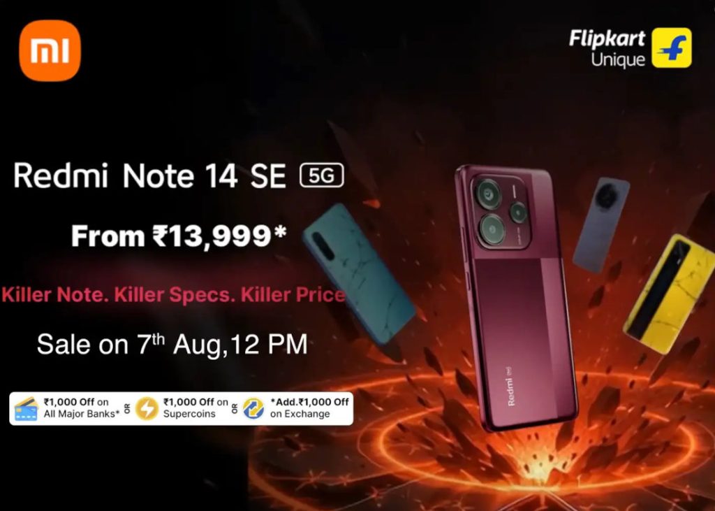 Redmi Note 14 SE 5G Launch Offer Price