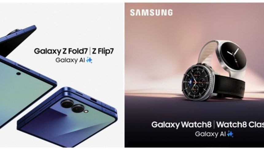 Samsung Galaxy Z Fold7, Z Flip7, Z Flip7 FE, Watch8 & Watch8 Classic Now Available in India