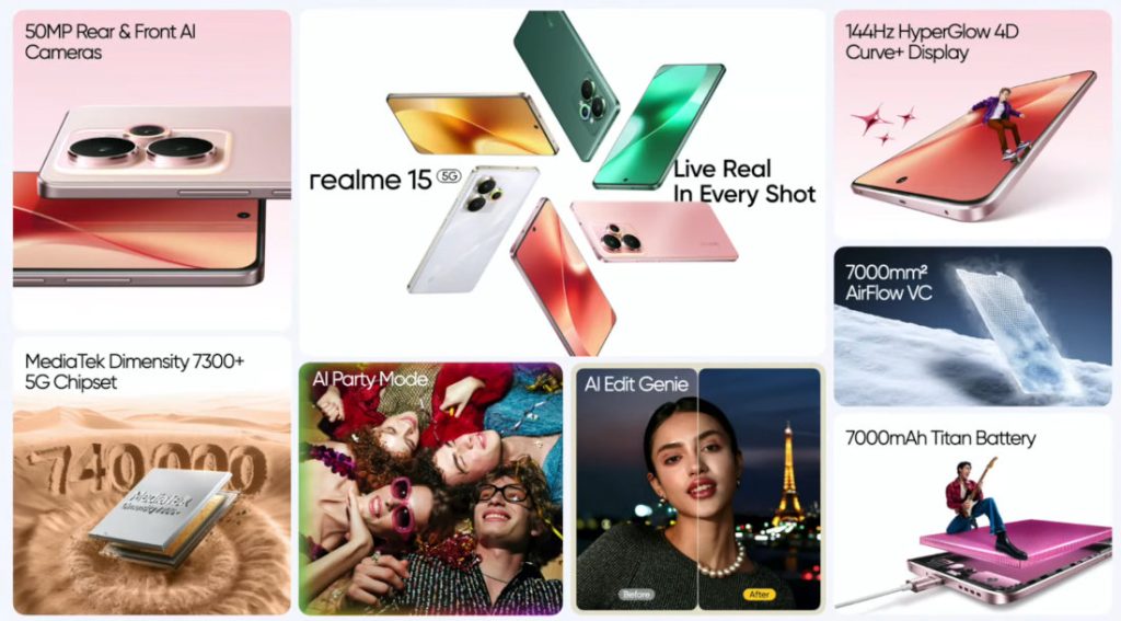 realme 15 5G Features