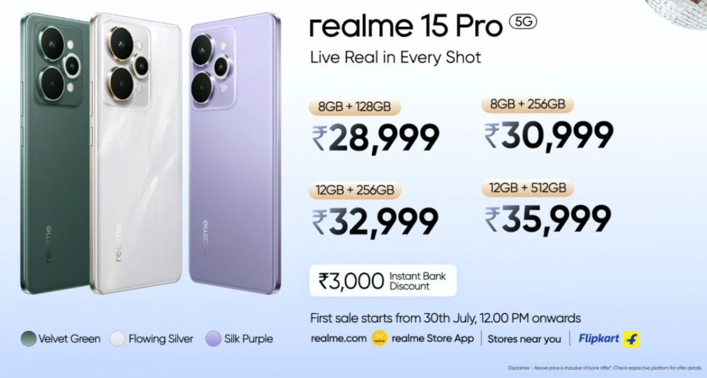 realme 15 5G Pro Price