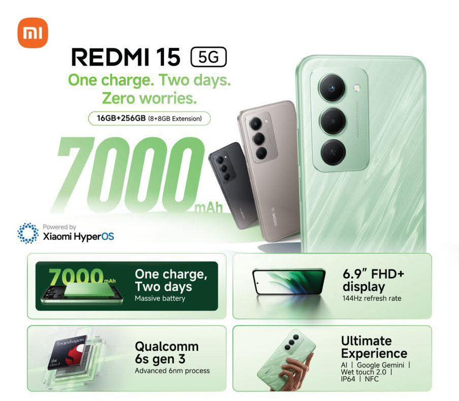 Redmi 15 5G Teased