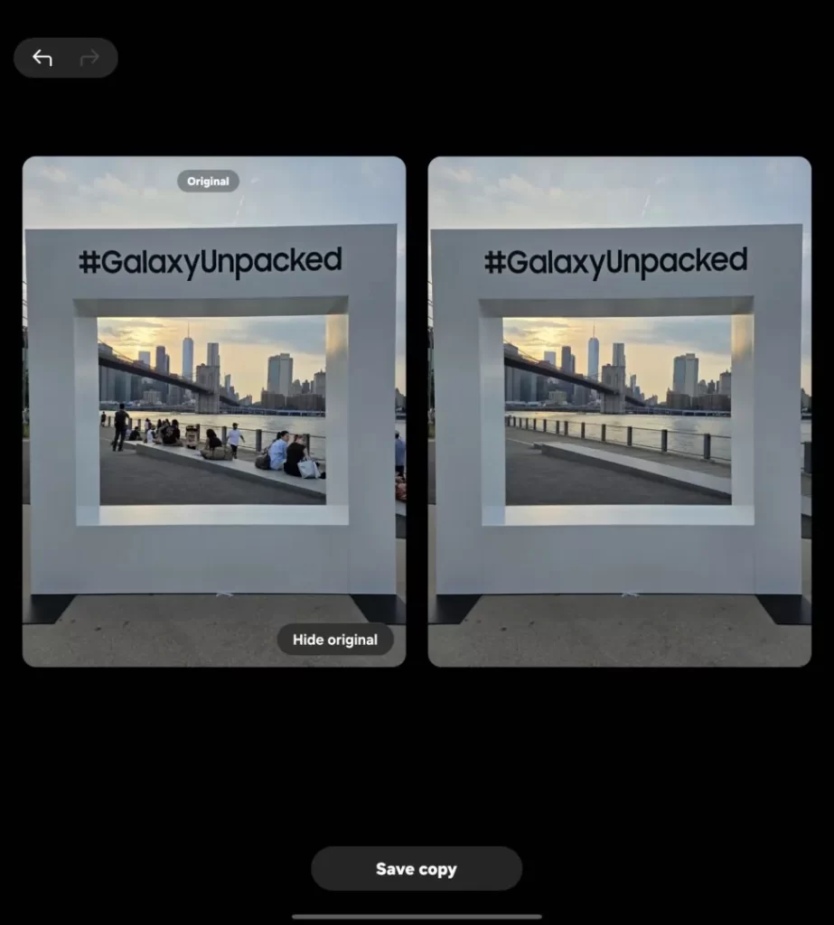 Galaxy Z Fold 7 exclusive photo editing features 