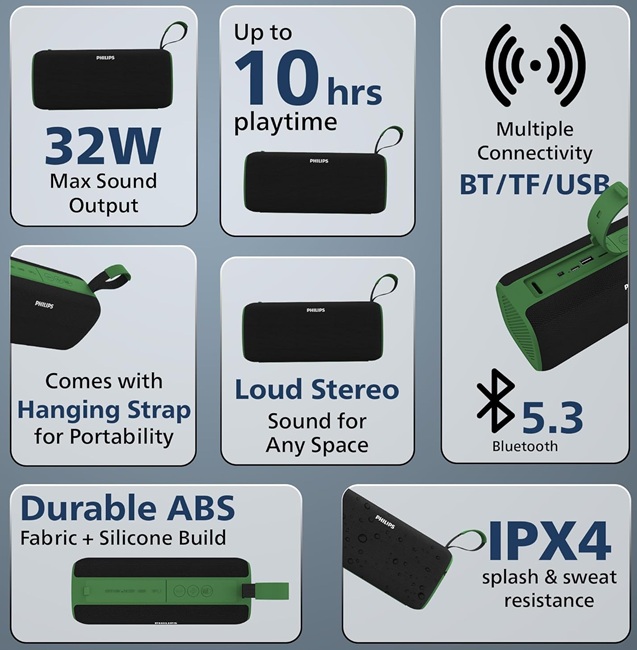 Philips TAS2400 Features