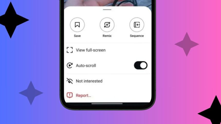 Instagram Tests Auto-Scroll Feature