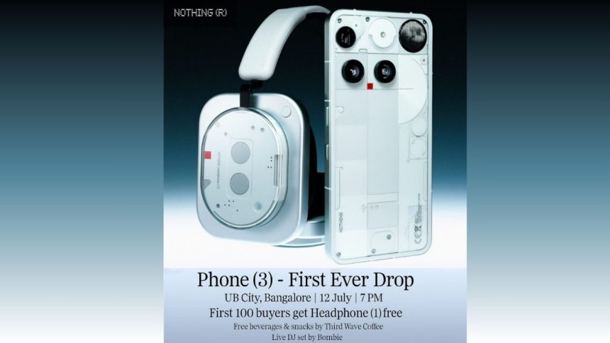 Nothing Phone (3) India Exclusive Early Drop Event