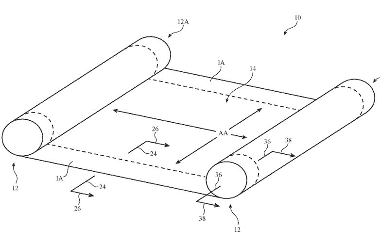 Apple’s Rollable iPad display patent leak