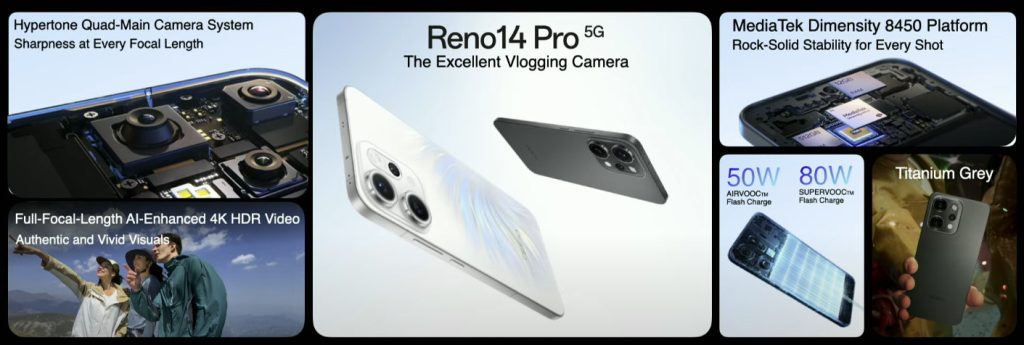 OPPO Reno 14 Pro 5g features