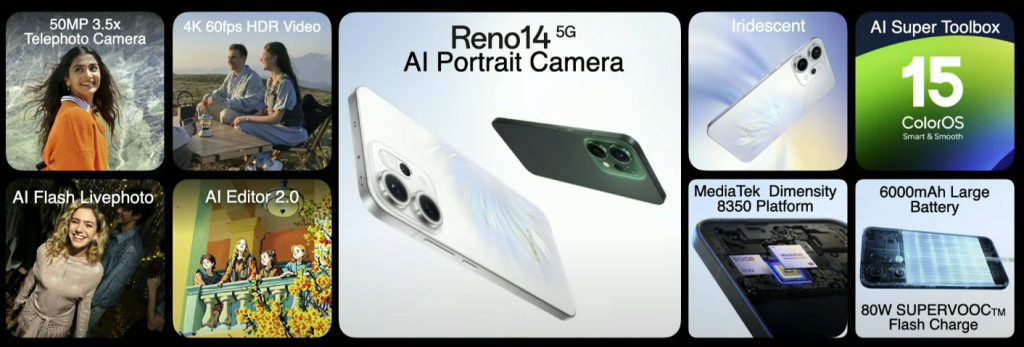 OPPO Reno 14 5g features