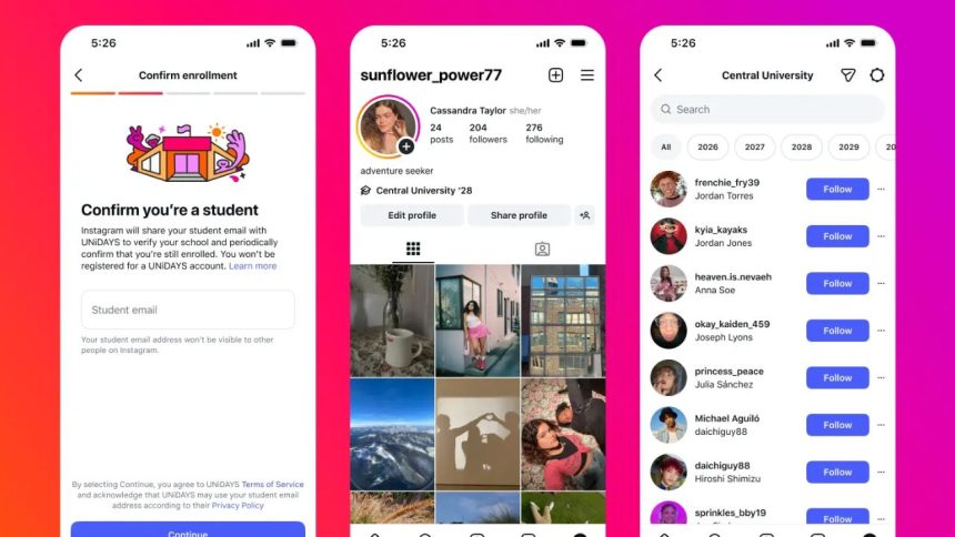 Find Your College Friends Faster with Instagram’s New Update