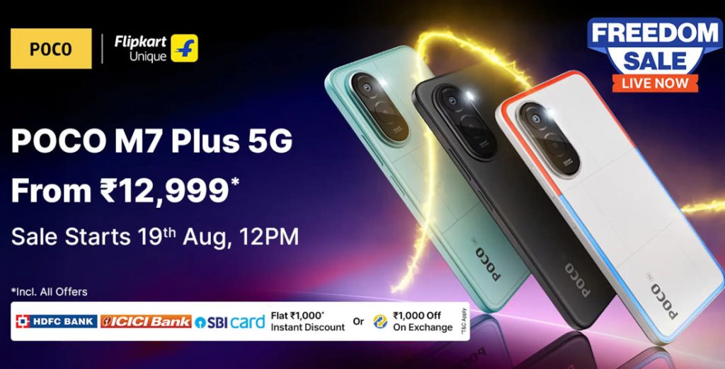 POCO M7 Plus 5G Lauanch Offer