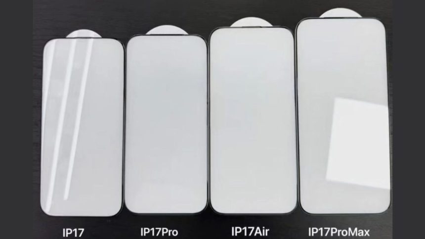 iPhone 17 Screen Protectors Leak Reveals New Sizes and Slim iPhone 17 Air