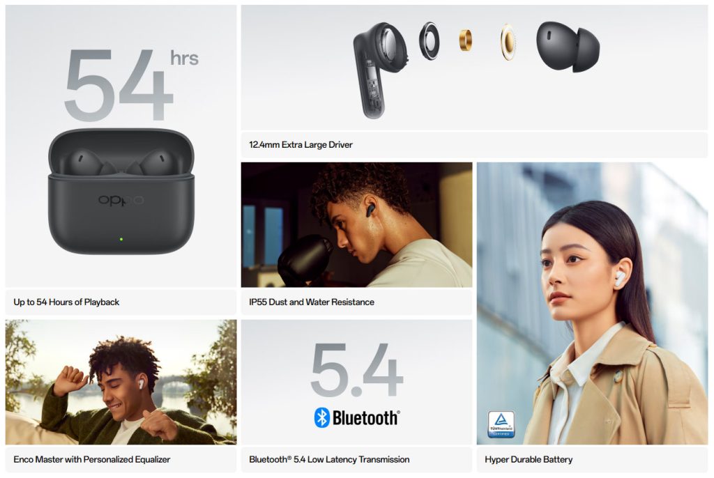 OPPO Enco Buds3 Pro Features
