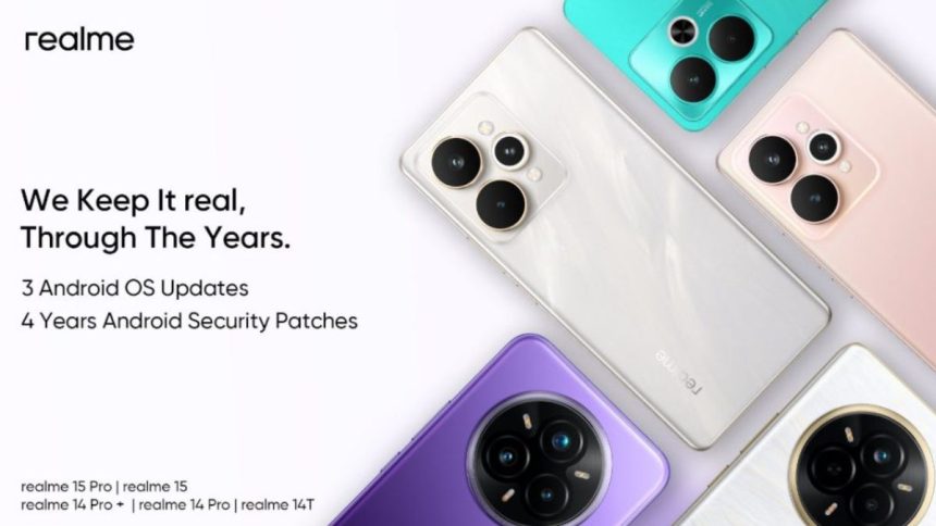 realme Extends Software Support 3 Android OS Updates and 4 Years Security Updates for realme 15 and Select 14 Series Phones