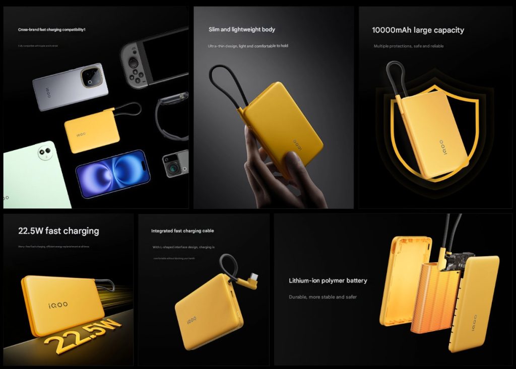IQOO 22.5W 10,000mAh Power Bank Features