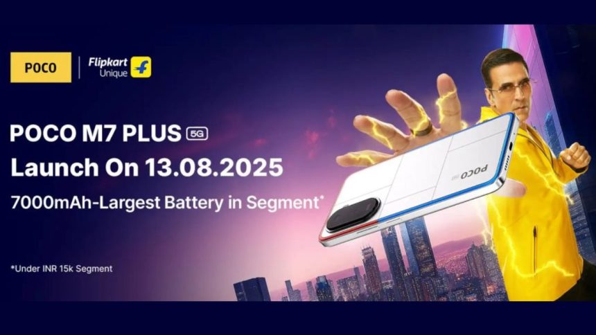 POCO M7 Plus 5G India Launch on August 13