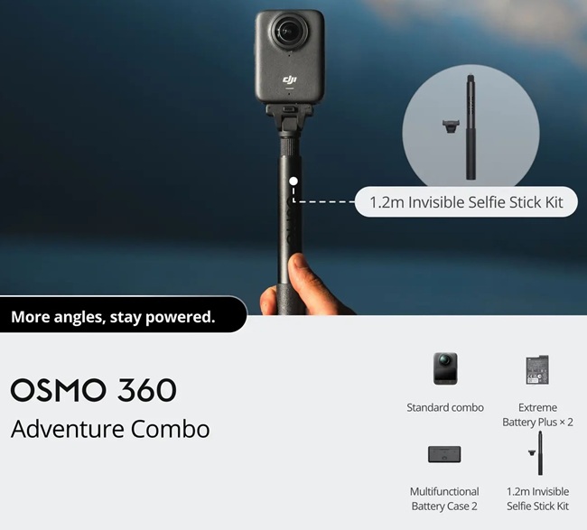 DJI Osmo 360 Adventure Combo