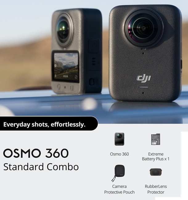 DJI Osmo 360 Standard combo