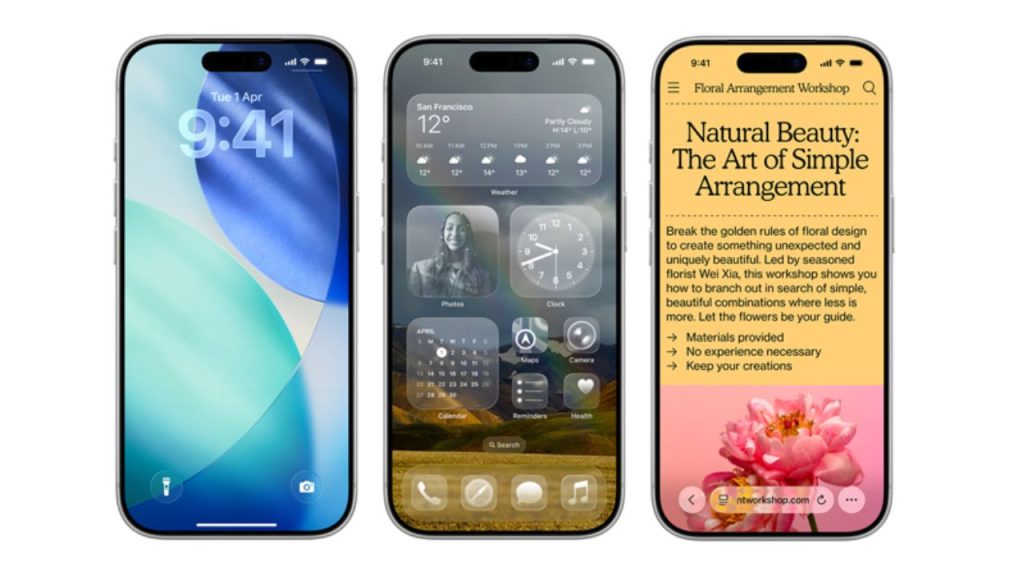 iOS 26 New Features Liquid Glass