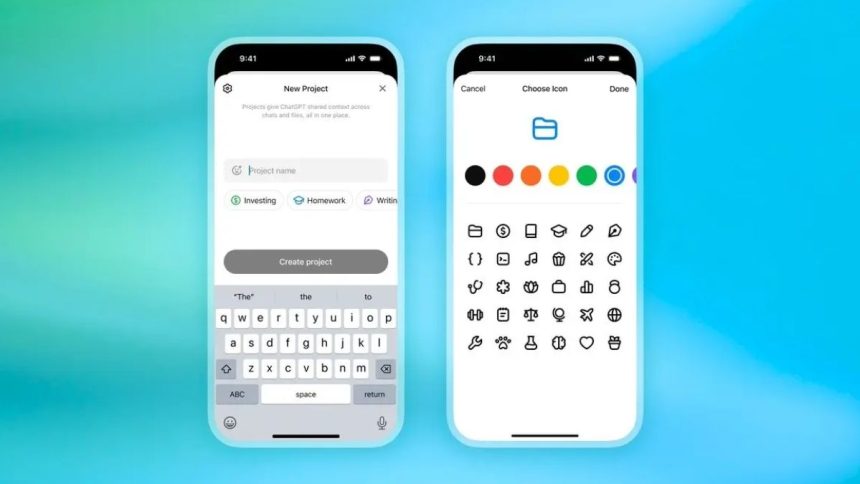 OpenAI Rolls Out ChatGPT Projects to All Users, Including Free Tier