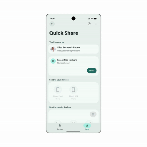 Upgraded Quick Share Features 