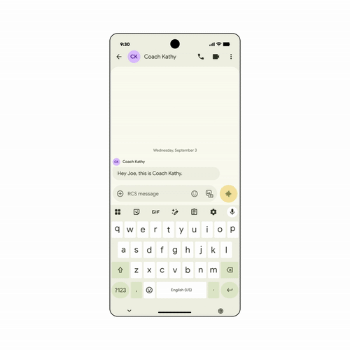 AI Writing in Gboard Features 