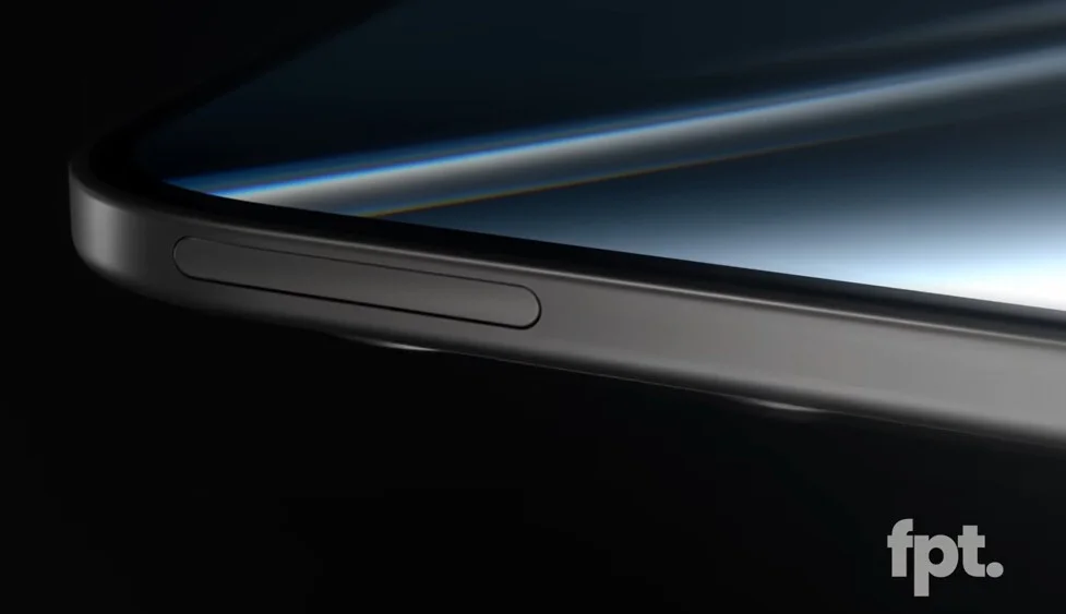 Face ID is integrated into the power button of the iPhone Fold.