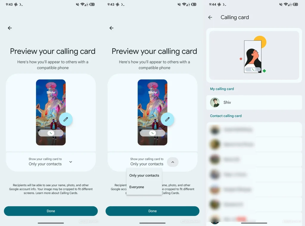 Steps to configure My Calling Card in Phone by Google app