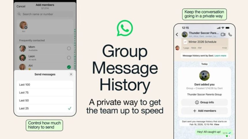 WhatsApp Rolls Out Group Message History for All